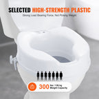 Raised Toilet Seat – 100 mm
